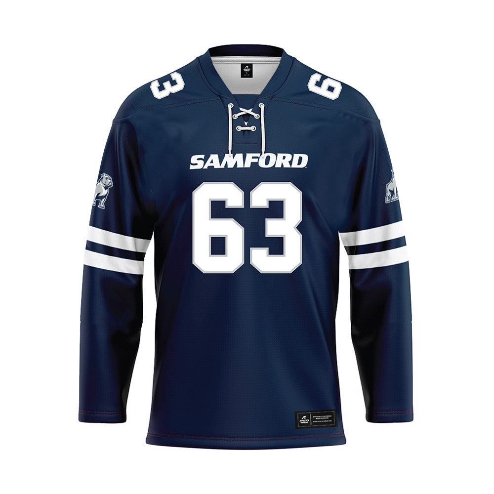 Samford - NCAA Football : Zachary Bond - Blue Fashion Jersey