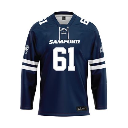 Samford - NCAA Football : Alex Applefield - Blue Fashion Jersey