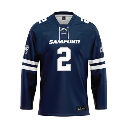 Samford - NCAA Women's Volleyball : Samantha Horn - Blue Fashion Jersey