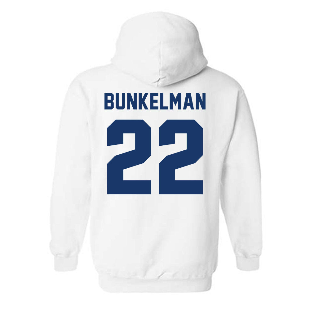 Drake - NCAA Football : Derrick Bunkelman - Classic Shersey Hooded Sweatshirt-1