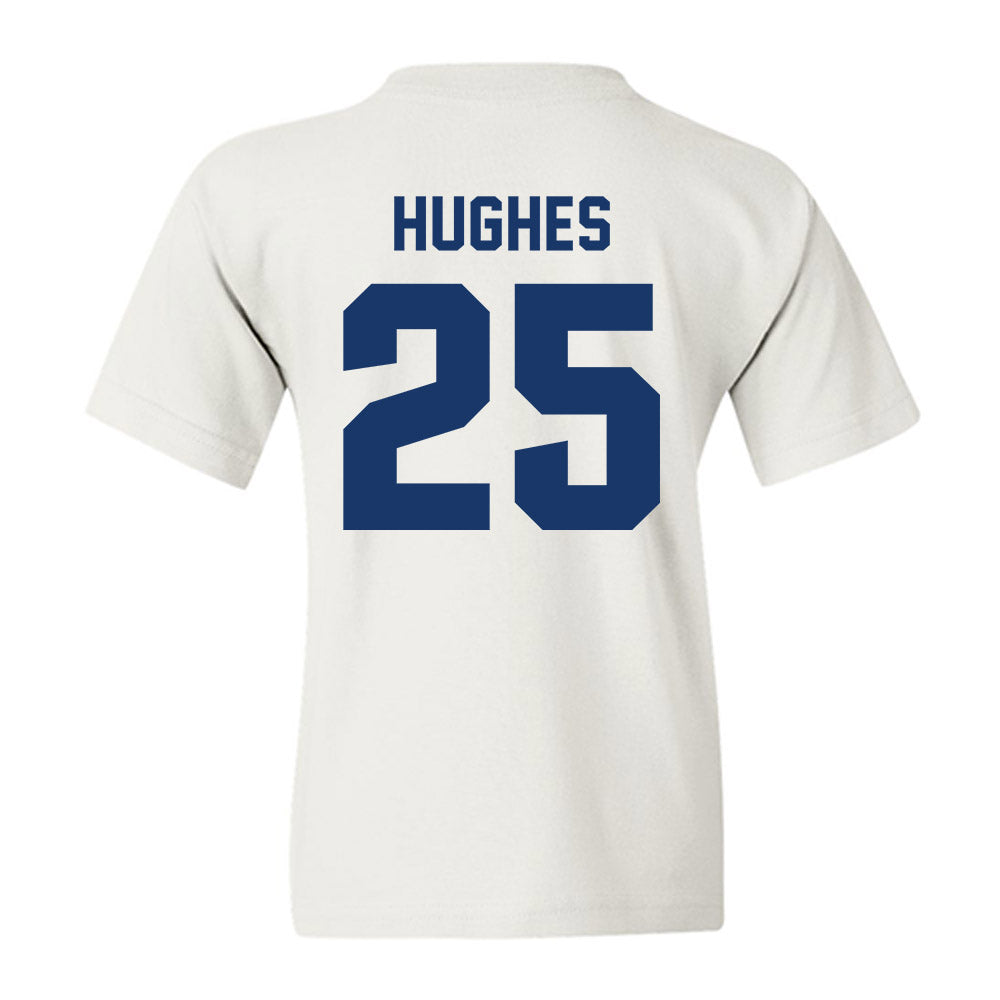 Drake - NCAA Football : Taj Hughes - Classic Shersey Youth T-Shirt-1