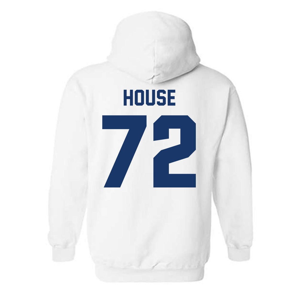 Drake - NCAA Football : Isaac House - Classic Shersey Hooded Sweatshirt-1