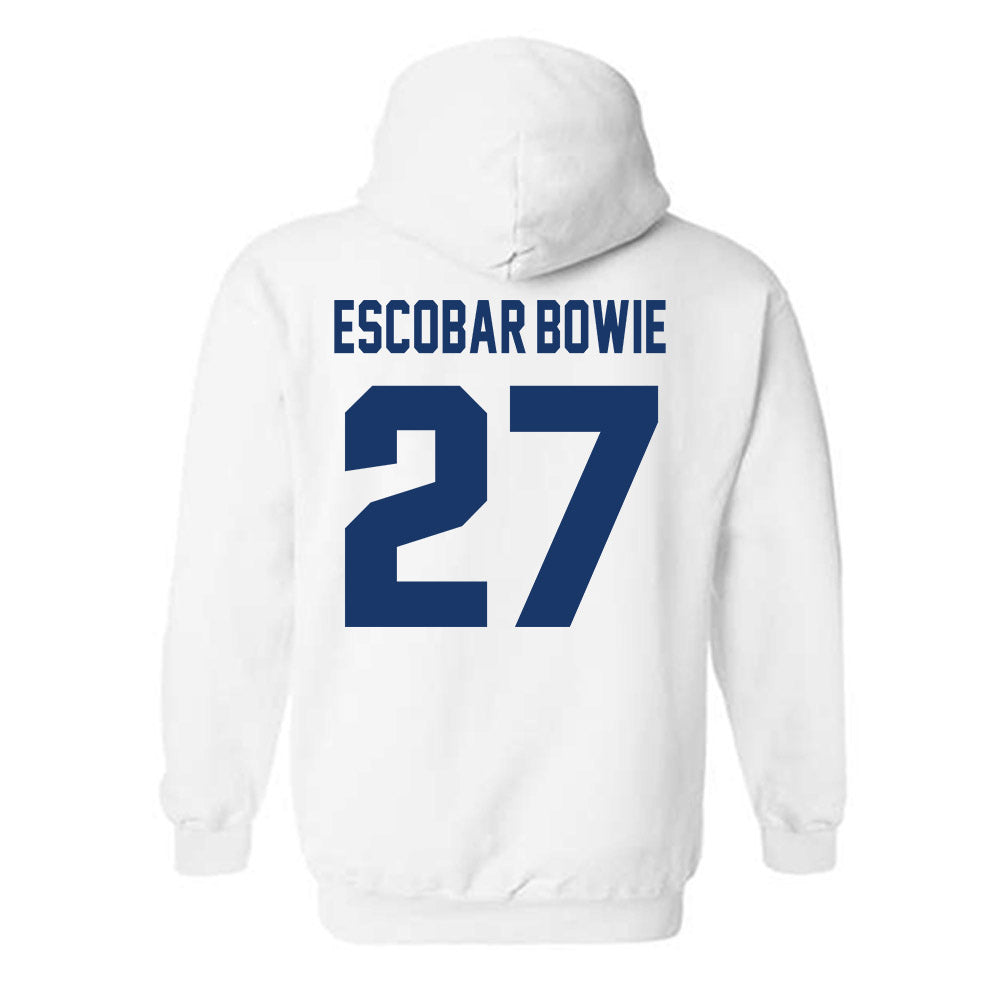 Drake - NCAA Men's Soccer : Zacarias Escobar-Bowie - Classic Shersey Hooded Sweatshirt-1