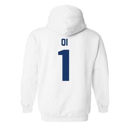 Drake - NCAA Men's Soccer : Kevin Qi - Classic Shersey Hooded Sweatshirt-1