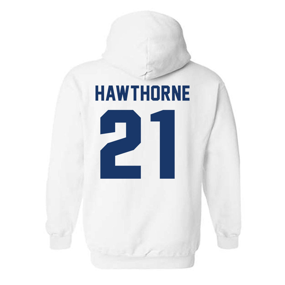 Drake - NCAA Women's Basketball : Ava Hawthorne - Classic Shersey Hooded Sweatshirt-1