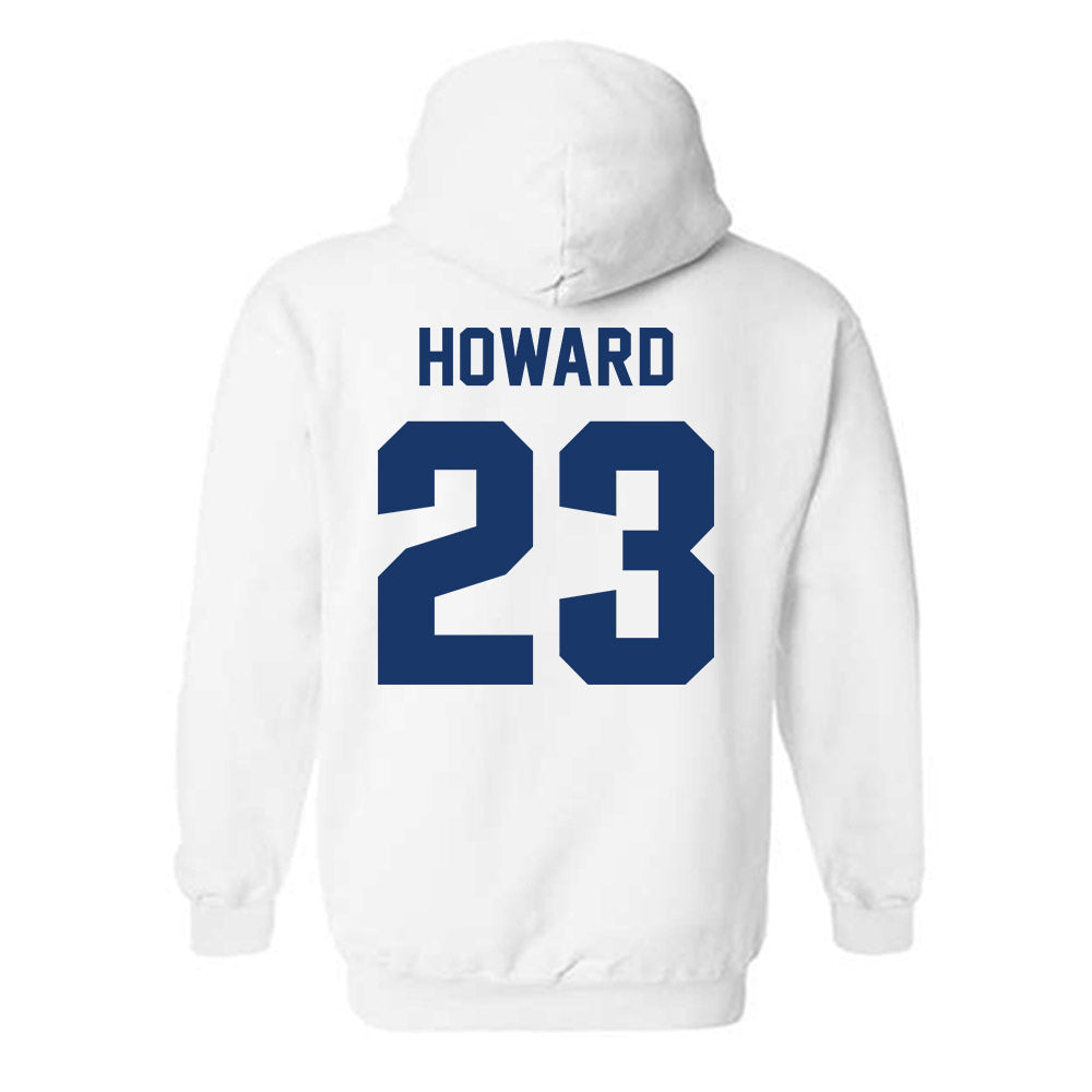 Drake - NCAA Men's Basketball : Isaia Howard - Classic Shersey Hooded Sweatshirt-1