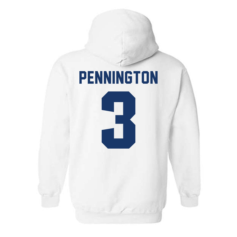 Drake - NCAA Women's Soccer : Alanna Pennington - Classic Shersey Hooded Sweatshirt-1
