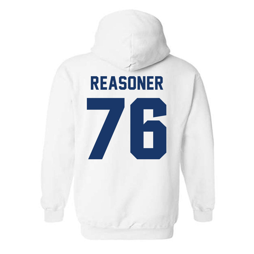 Drake - NCAA Football : Jackson Reasoner - Classic Shersey Hooded Sweatshirt-1