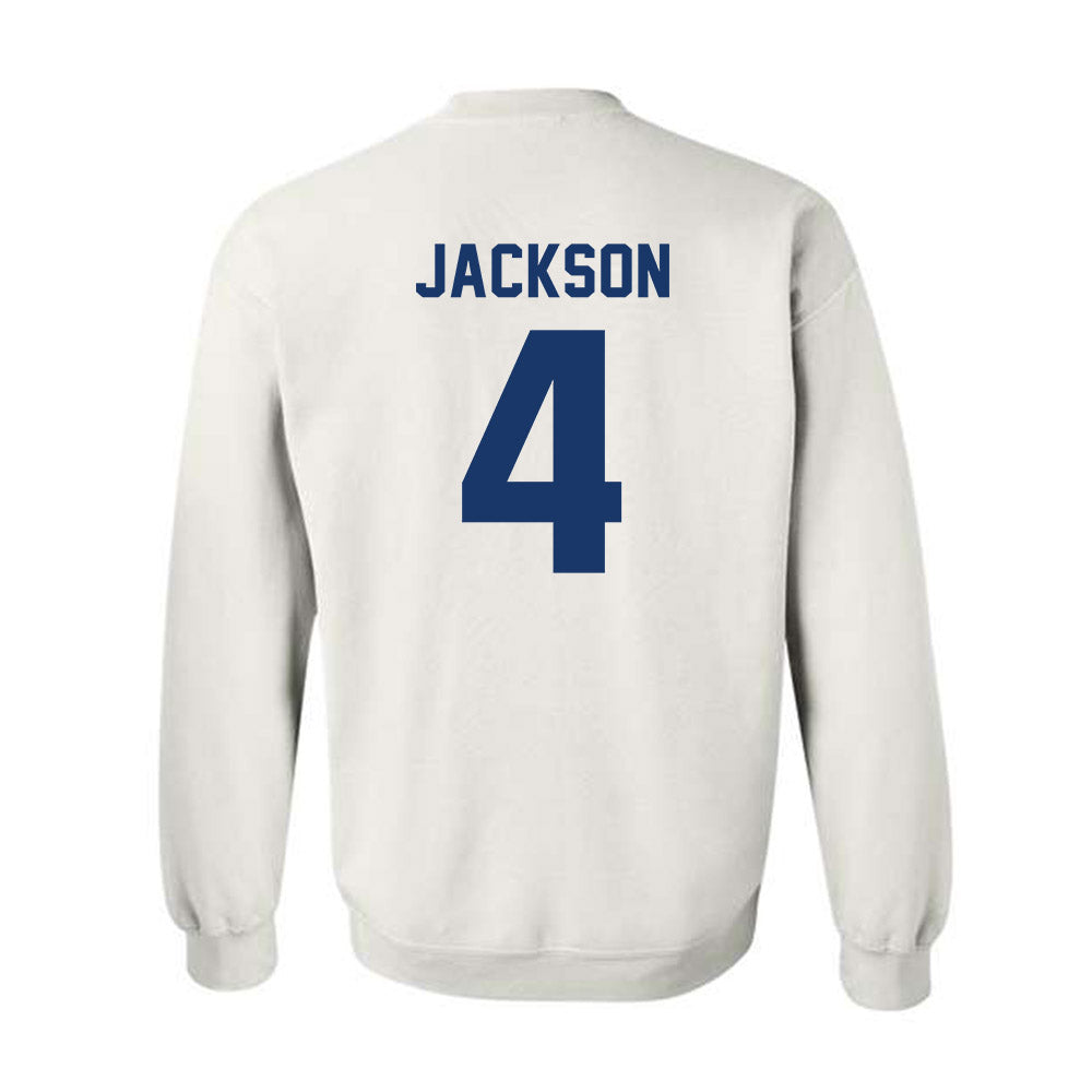 Drake - NCAA Men's Basketball : Isaiah Jackson - Classic Shersey Crewneck Sweatshirt-1