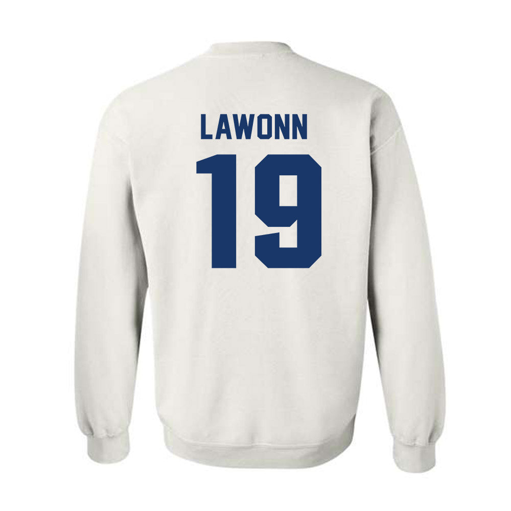 Drake - NCAA Football : Logan Lawonn - Classic Shersey Crewneck Sweatshirt-1