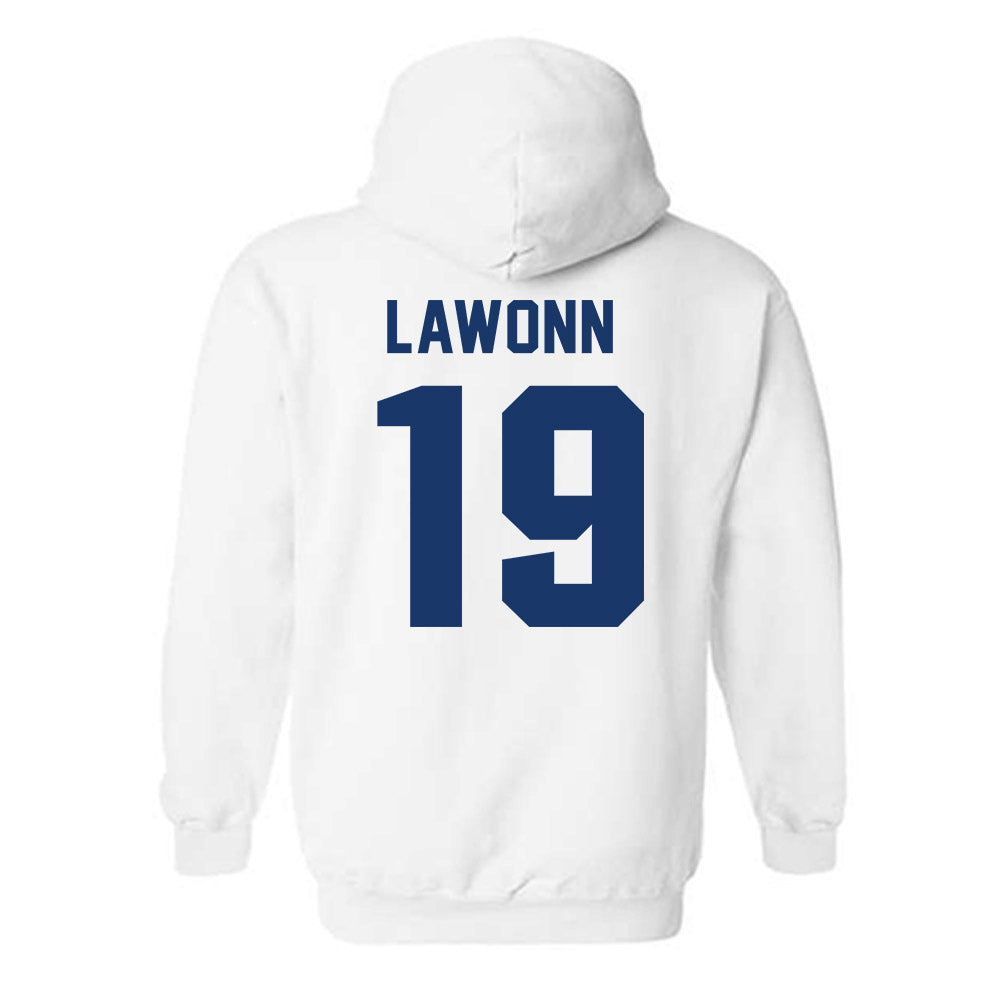 Drake - NCAA Football : Logan Lawonn - Classic Shersey Hooded Sweatshirt-1