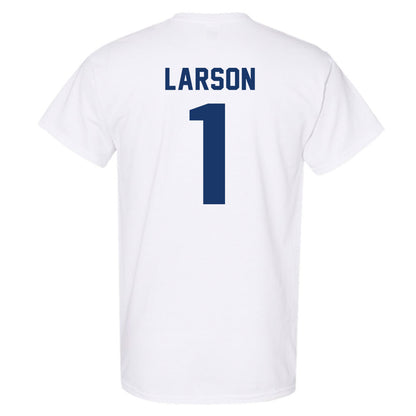 Drake - NCAA Men's Basketball : Owen Larson - Classic Shersey T-Shirt-1