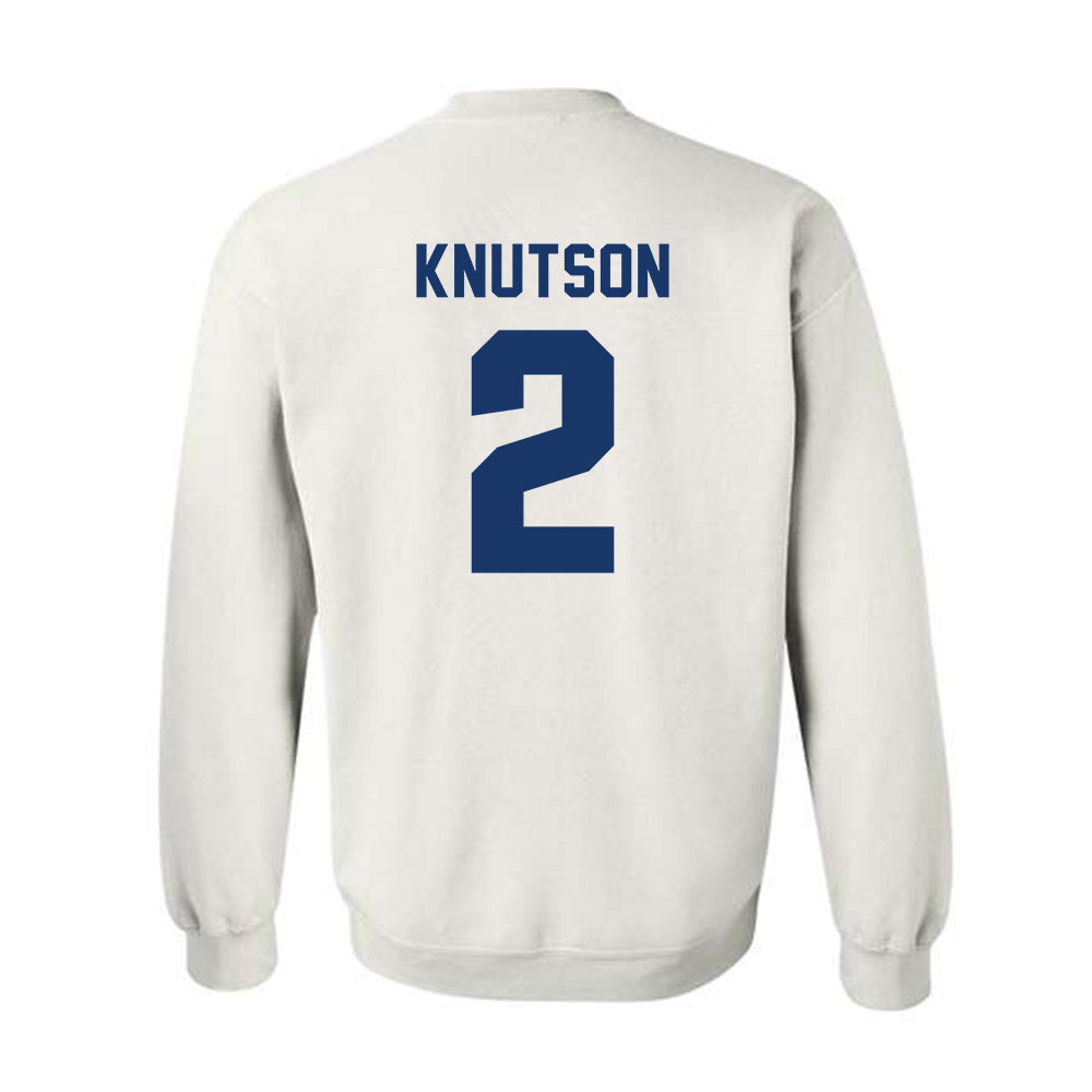 Drake - NCAA Women's Basketball : Grace Knutson - Classic Shersey Crewneck Sweatshirt-1