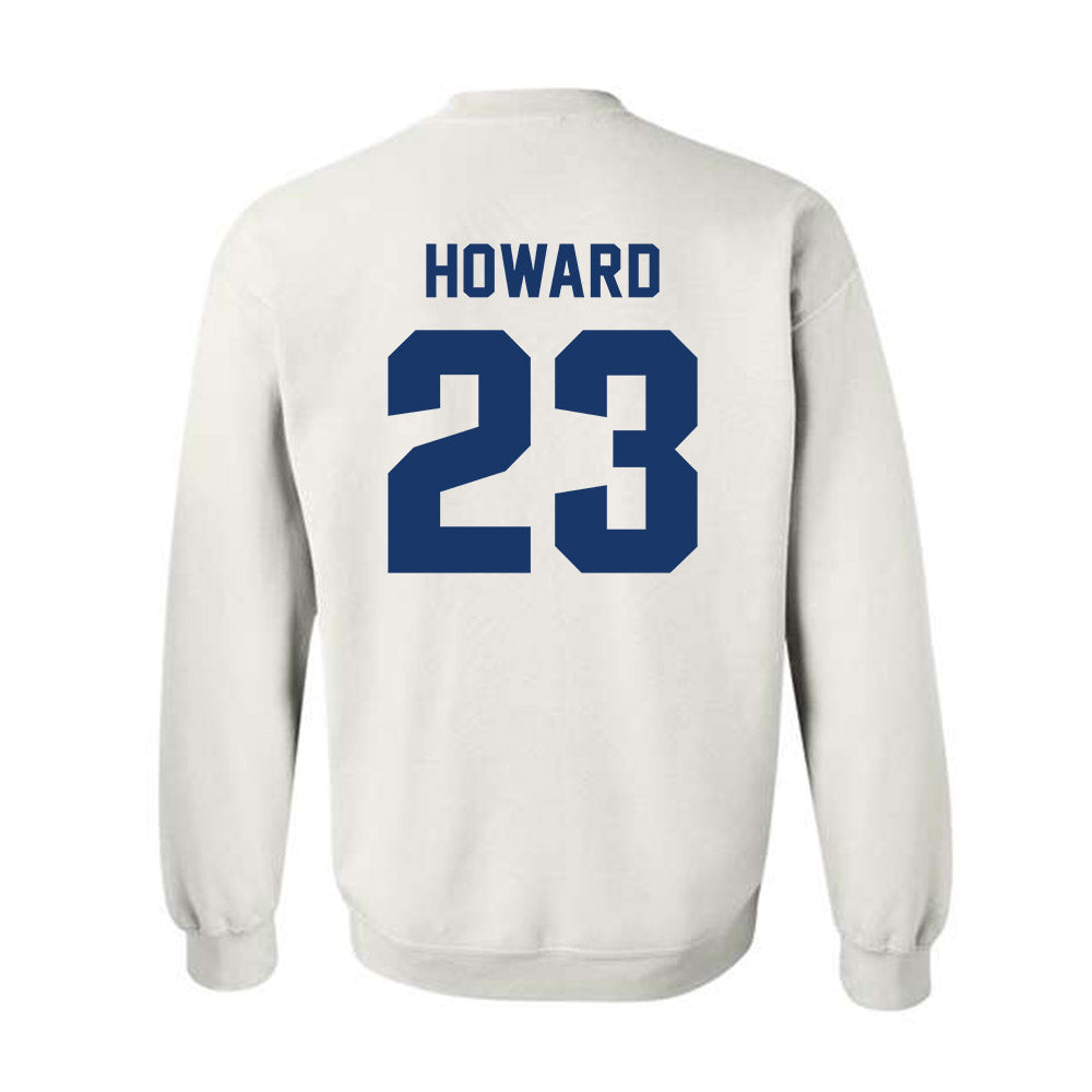 Drake - NCAA Men's Basketball : Isaia Howard - Classic Shersey Crewneck Sweatshirt-1