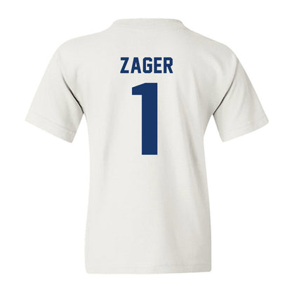 Drake - NCAA Football : Ethan Zager - Classic Shersey Youth T-Shirt-1