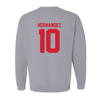 Louisiana - NCAA Baseball : Rigoberto Hernandez - Classic Shersey Crewneck Sweatshirt-1