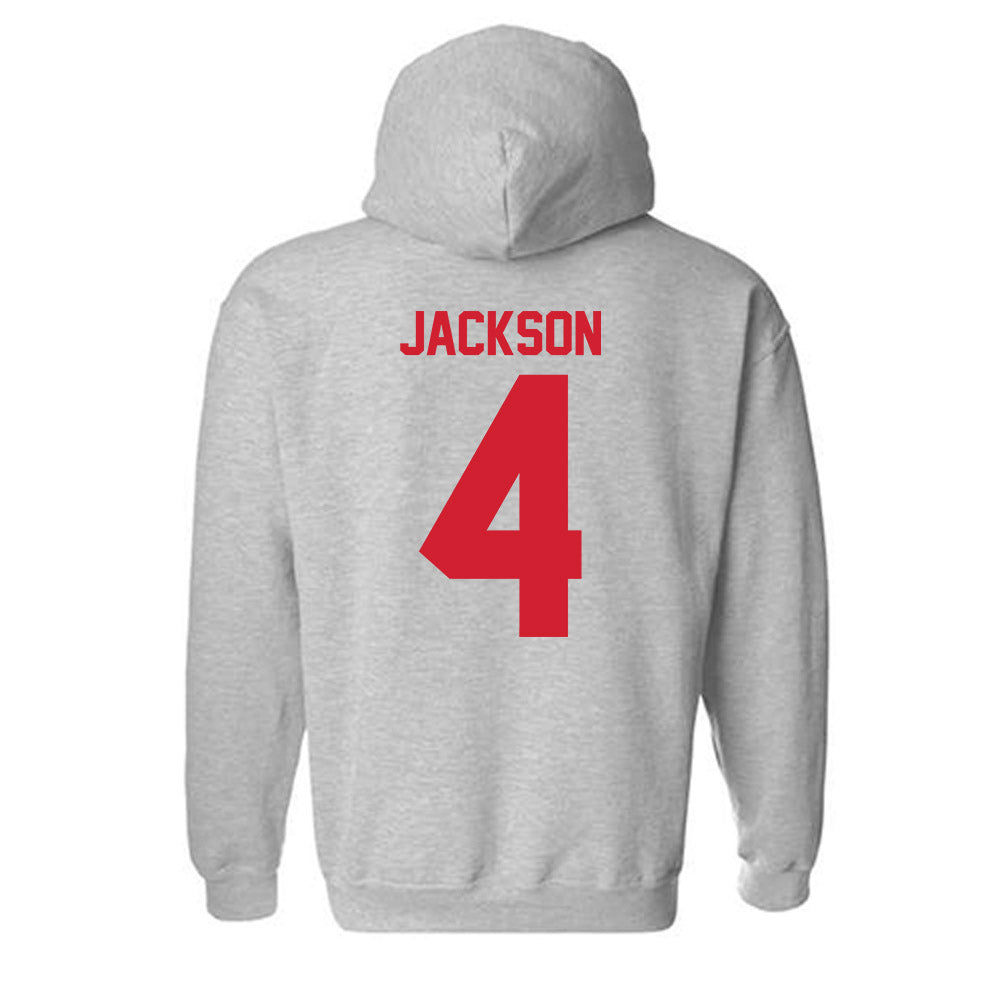 Louisiana - NCAA Women's Basketball : Jazmyne Jackson - Classic Shersey Hooded Sweatshirt-1