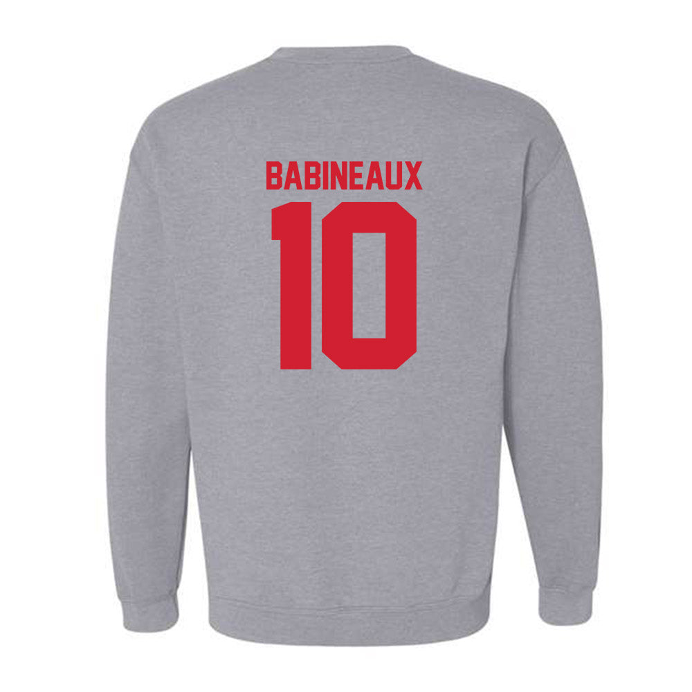 Louisiana - NCAA Football : Russell Babineaux - Classic Shersey Crewneck Sweatshirt-1