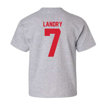Louisiana - NCAA Men's Basketball : Christian Landry - Classic Shersey Youth T-Shirt-1