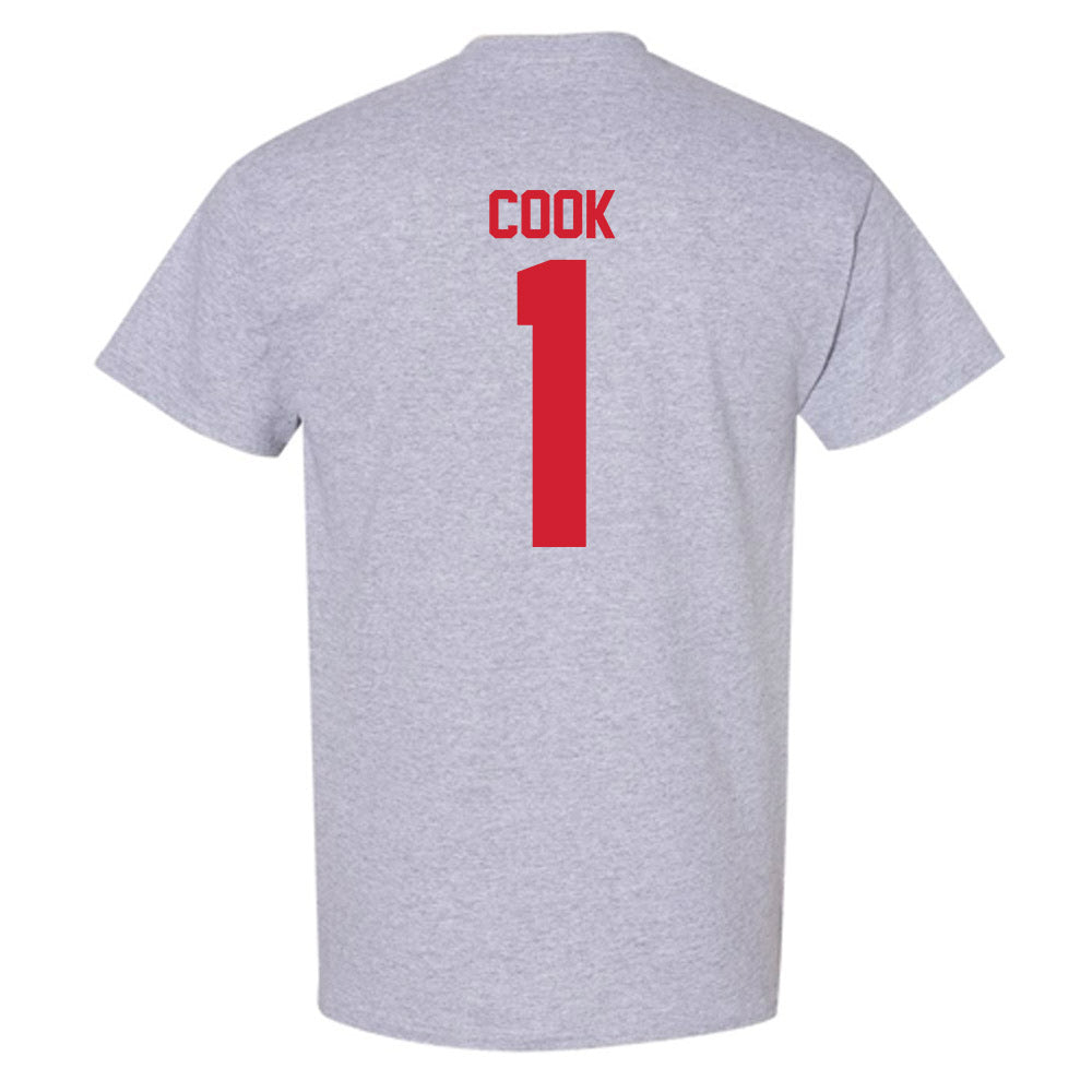 Louisiana - NCAA Men's Basketball : Zeke Cook - Classic Shersey T-Shirt-1