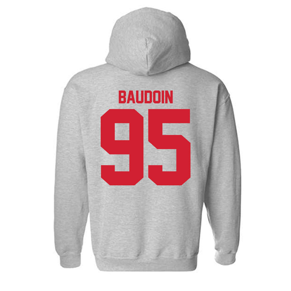 Louisiana - NCAA Football : Maxie Baudoin - Classic Shersey Hooded Sweatshirt-1
