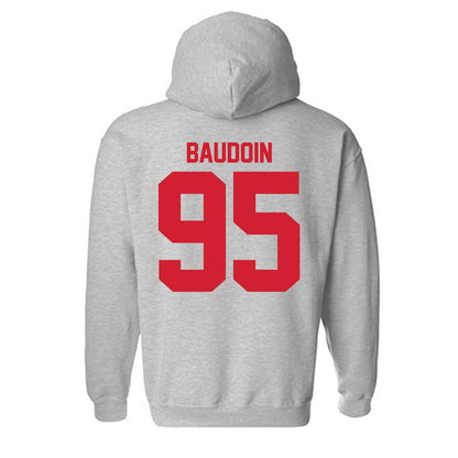 Louisiana - NCAA Football : Maxie Baudoin - Classic Shersey Hooded Sweatshirt-1