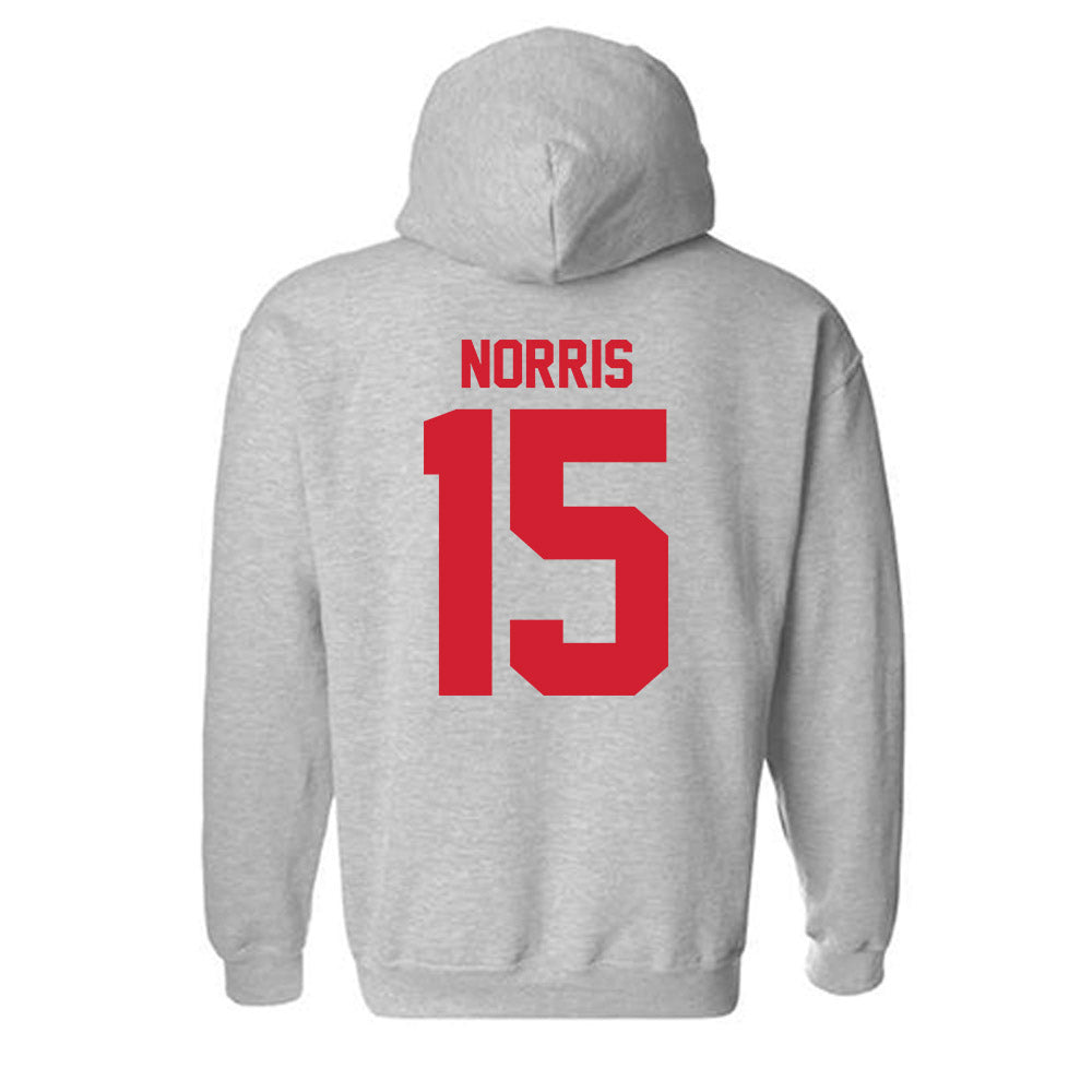 Louisiana - NCAA Football : Jacorian Norris - Classic Shersey Hooded Sweatshirt-1