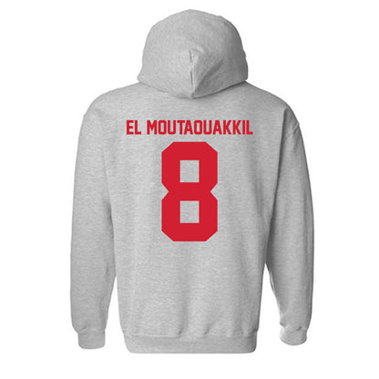 Louisiana - NCAA Men's Basketball : Mostapha El Moutaouakkil - Classic Shersey Hooded Sweatshirt-1