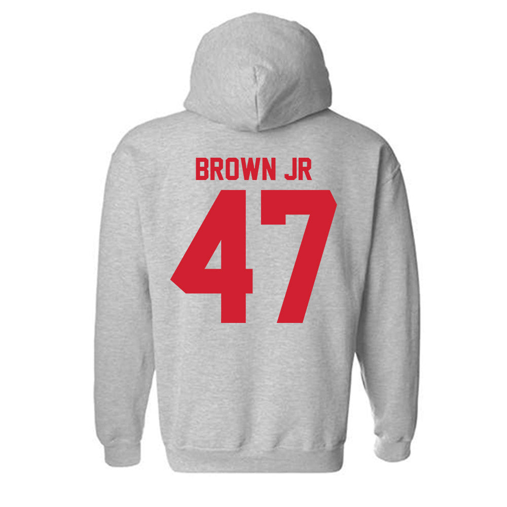 Louisiana - NCAA Football : Maurice Brown Jr - Classic Shersey Hooded Sweatshirt-1