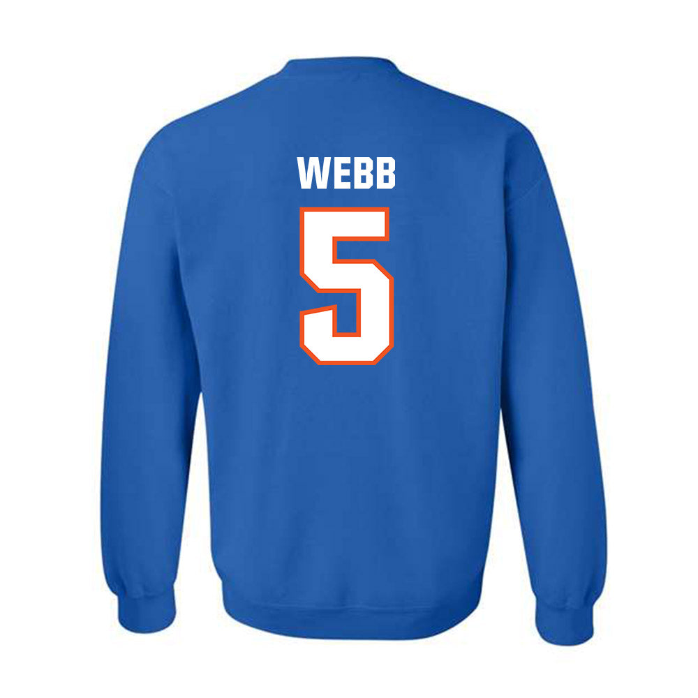Florida - NCAA Football : Treyaun Webb - Replica Shersey Crewneck Sweatshirt-1