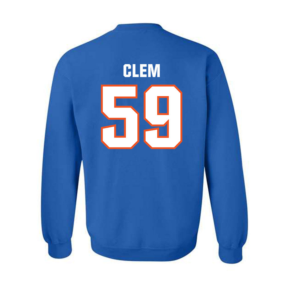 Florida - NCAA Football : Hayden Clem - Replica Shersey Crewneck Sweatshirt-1