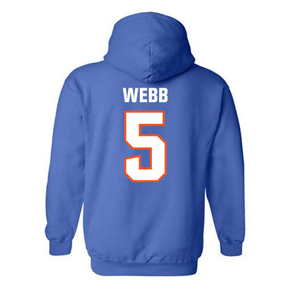 Florida - NCAA Football : Treyaun Webb - Replica Shersey Hooded Sweatshirt-1