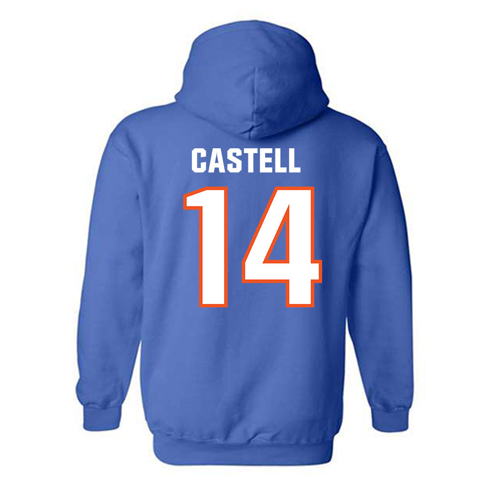 Florida - NCAA Football : Jordan Castell - Replica Shersey Hooded Sweatshirt-1
