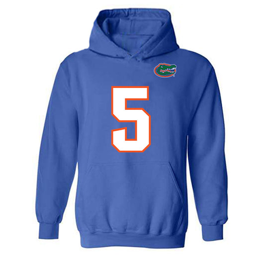 Florida - NCAA Football : Micah Mays Jr. - Replica Shersey Hooded Sweatshirt-0