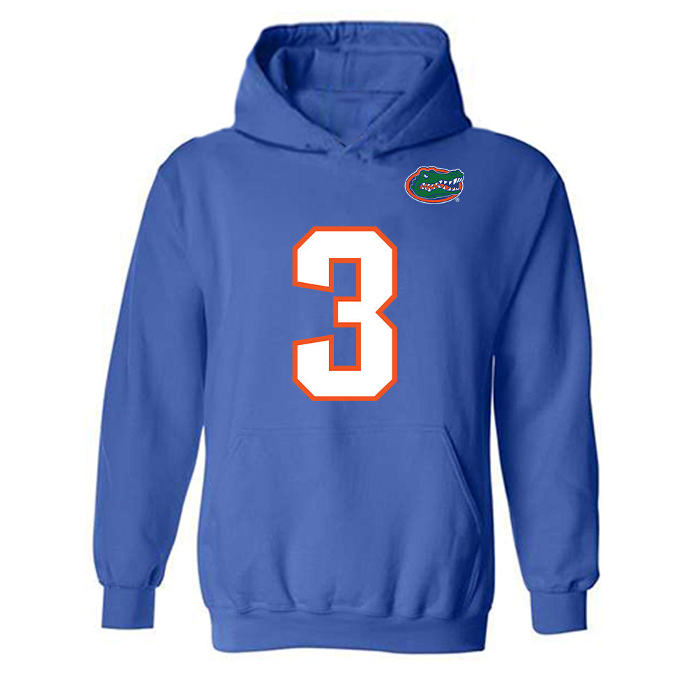 Florida - NCAA Football : Onis Konanbanny - Replica Shersey Hooded Sweatshirt-0