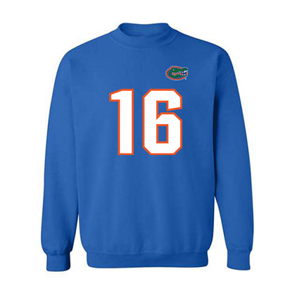 Florida - NCAA Football : Aidan Warner - Replica Shersey Crewneck Sweatshirt-0