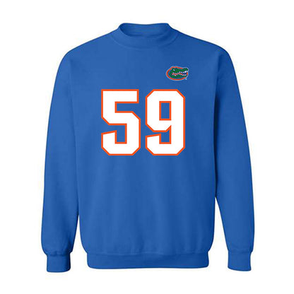 Florida - NCAA Football : Hayden Clem - Replica Shersey Crewneck Sweatshirt-0