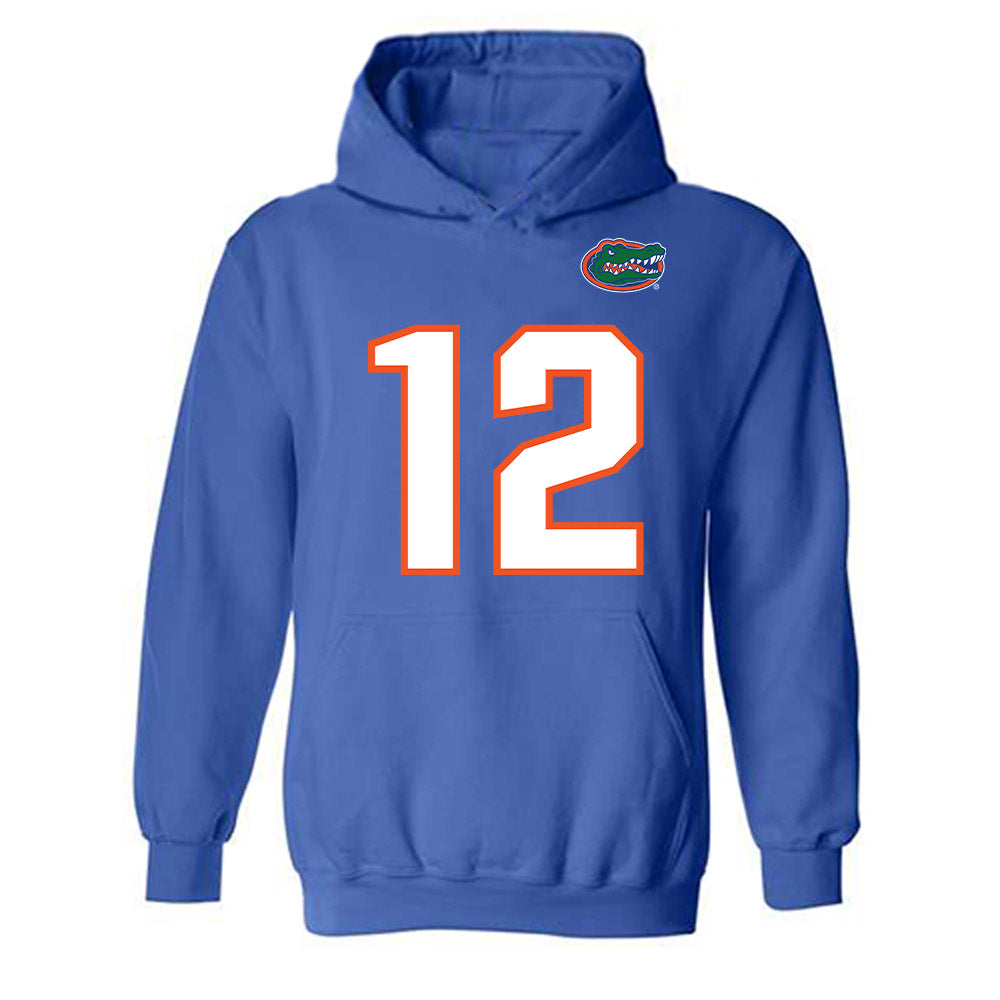Florida - NCAA Football : Ben Hanks III - Replica Shersey Hooded Sweatshirt-0