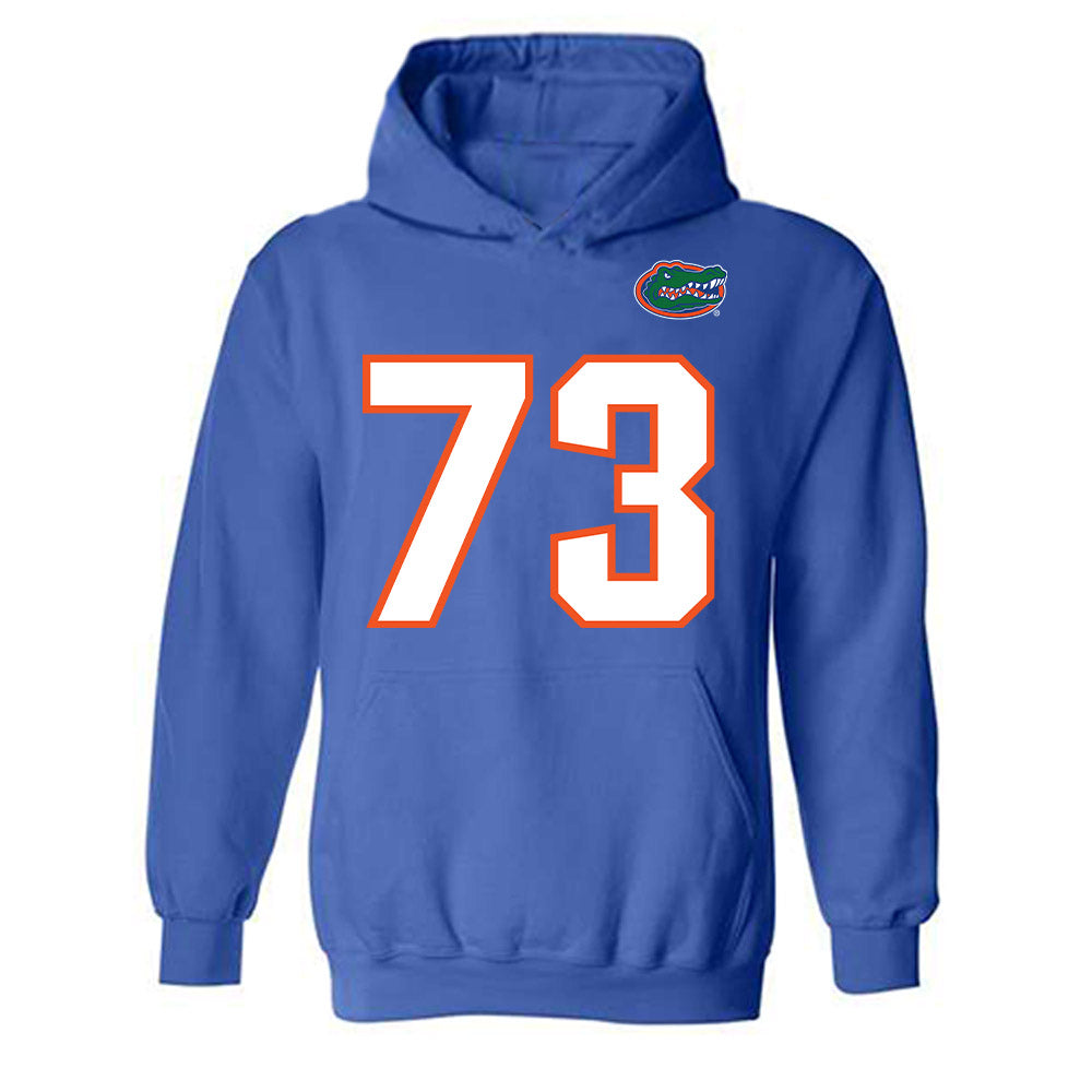 Florida - NCAA Football : Daniel Pierre Louis - Replica Shersey Hooded Sweatshirt-0