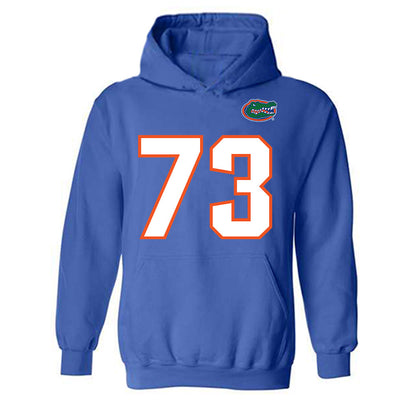 Florida - NCAA Football : Daniel Pierre Louis - Replica Shersey Hooded Sweatshirt-0