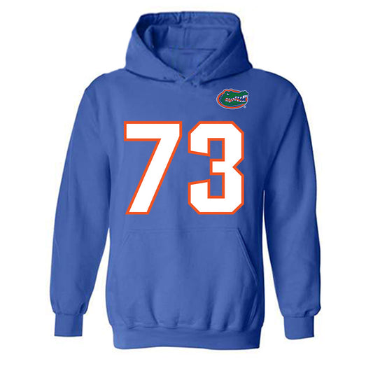 Florida - NCAA Football : Daniel Pierre Louis - Replica Shersey Hooded Sweatshirt-0