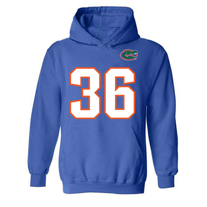 Florida - NCAA Football : Vincent Brown - Replica Shersey Hooded Sweatshirt-0