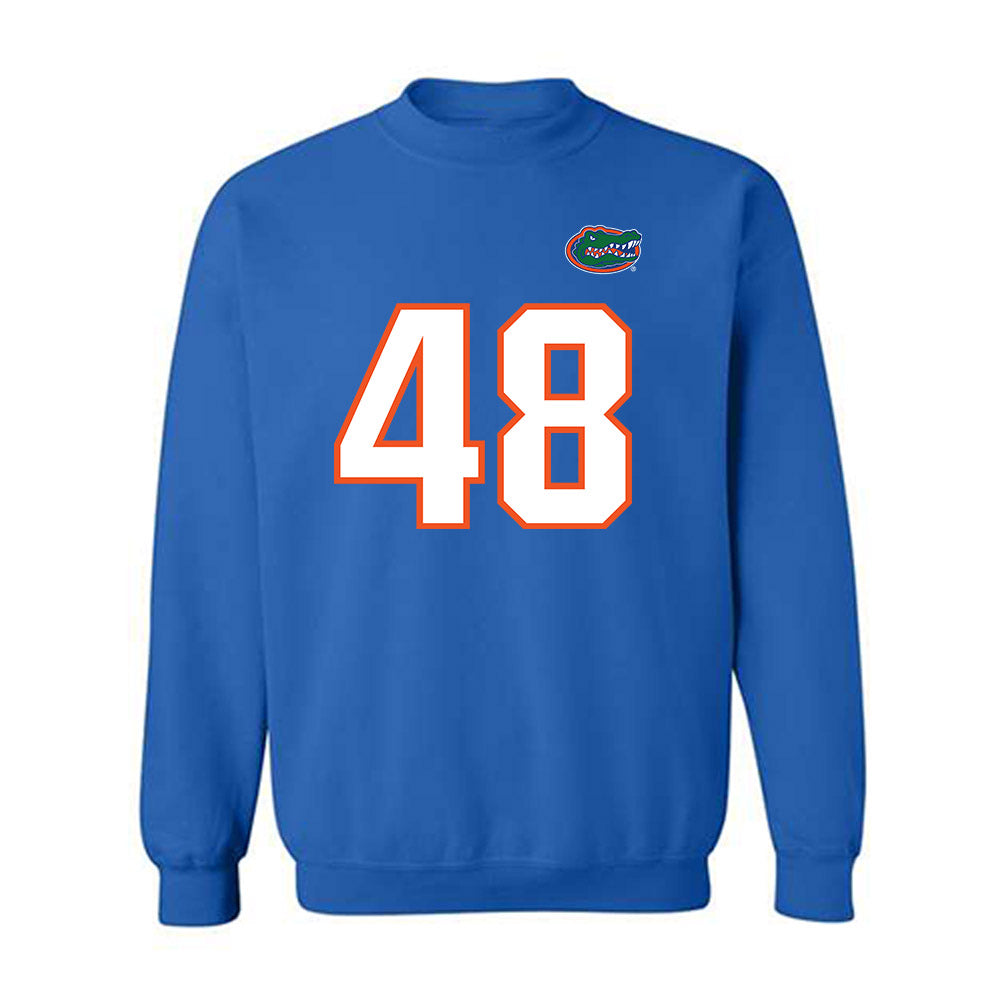 Florida - NCAA Football : Erich Seager - Replica Shersey Crewneck Sweatshirt-0