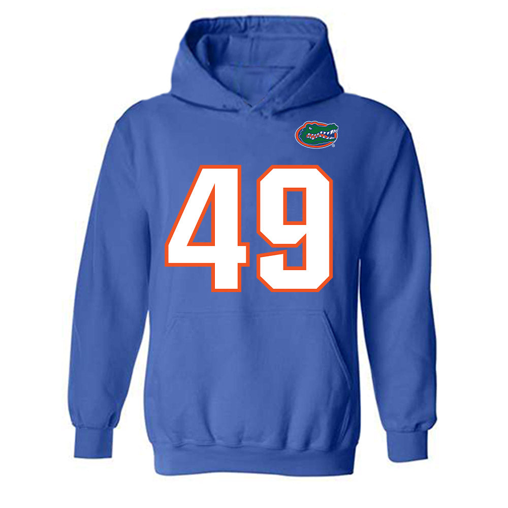 Florida - NCAA Football : Jalen Wiggins - Replica Shersey Hooded Sweatshirt-0