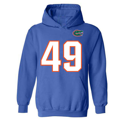 Florida - NCAA Football : Jalen Wiggins - Replica Shersey Hooded Sweatshirt-0
