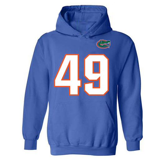 Florida - NCAA Football : Jalen Wiggins - Replica Shersey Hooded Sweatshirt-0