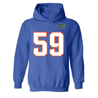 Florida - NCAA Football : Hayden Clem - Replica Shersey Hooded Sweatshirt-0