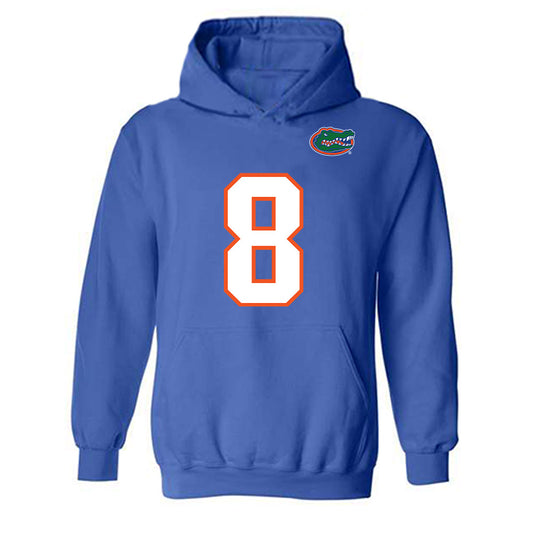 Florida - NCAA Football : Vernell Brown III - Replica Shersey Hooded Sweatshirt-0