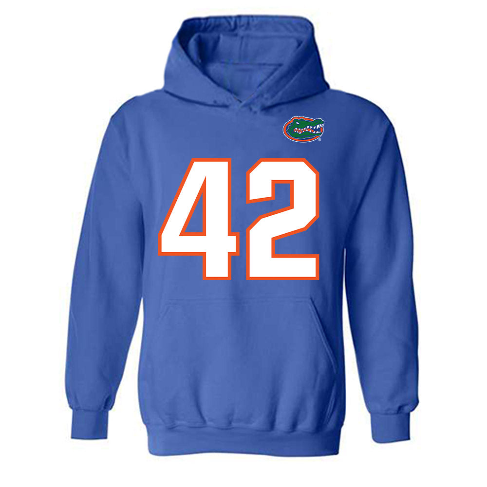 Florida - NCAA Football : Matthew Kade - Replica Shersey Hooded Sweatshirt-0