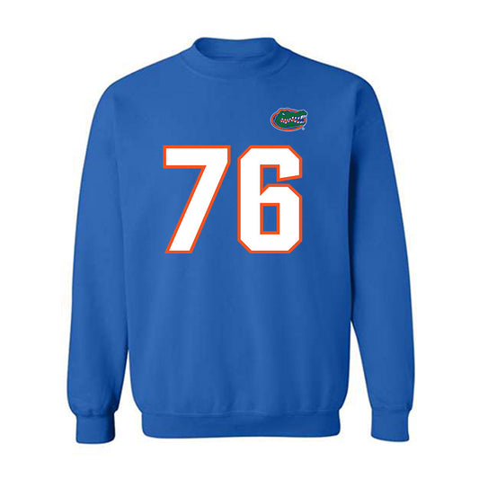 Florida - NCAA Football : Mark Faircloth - Replica Shersey Crewneck Sweatshirt-0